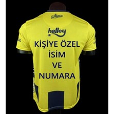 Candy Cup Fener'bâhçê\\ Kişiye Özel Sarı 2024/2025 Yeni Sezon Yetişkin Futbol Forması