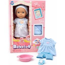 Nasyonel Toys Bebelou Kız Oyuncak Bebek | Elbiseli ve Yedek Kıyafetli Bebek | 3+ Yaş