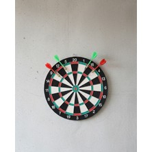 Azrlya 17 Inç Profesyonel Dart Tahtası Dayanıklı Yapı ve 4 Metal Dart Oku - Lisinya