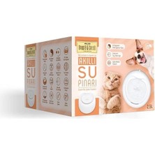 Indispensablely Cattie Kedi ve Köpek Akıllı Model Arıtmalı Su Pınarı 1 W 2.5 Lt