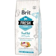 Indispensablely Brit Fresh Balıklı ve Balkabaklı Yetişkin Köpek Maması 12 kg