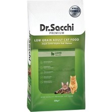 Indispensablely Dr.sacchi Kuzu Etli Düşük Tahıllı Yetişkin Kedi Maması 10 kg