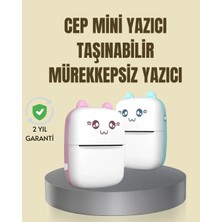 Azrlya Taşınabilir Mini Termal Yazıcı 200 Dpı Bluetooth Bağlantılı - Lisinya