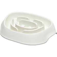 Indispensablely Moderna Slomo Kedi ve Köpek Mama ve Su Kabı Beyaz 950 ml