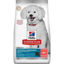 Indispensablely Hills Science Plan Hypoallergenic Somonlu Mini Irk Tahılsız Yetişkin Köpek Maması 6 kg