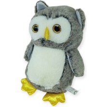 Azrlya Sevimli Peluş Baykuş 25 cm - Gri (Lisinya)