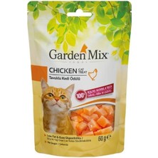 Indispensablely Garden Mix Tavuklu Düşük Yağlı Şekersiz Kedi Ödül Maması 1 Adet 60 gr