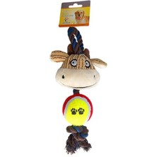 Indispensablely Eastland Tenis Toplu Inek Diş Ipli Köpek Oyuncağı 30 cm