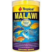 Indispensablely Tropical Malawı Flakes Malawı Cichlid Balıkları Için Pul Balık Yemi 250 ml 50 gr