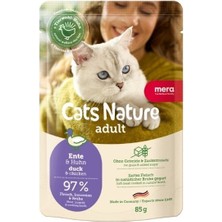 Indispensablely Mera Cats Nature Ördekli Pouch Yetişkin Konserve Kedi Maması 85 gr 1 Adet
