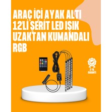 Azrlya 4 Parça Rgb LED Araç Içi Aydınlatma Sistemi - Lisinya