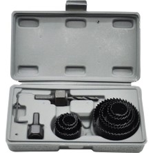 Azrlya 11 Parça Karbon Çelik-Panç-Delik Açma Testere Seti ( Lisinya )