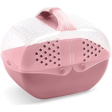 Indispensablely Imac Baggy Kemirgen ve Yavru Kedi Taşıma Çantası Pembe 36X25X29 cm