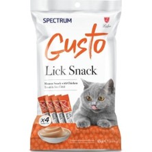 Indispensablely Spectrum Lick Snack Tavuklu Sıvı Kedi Ödül Maması 1 Adet 4X15 gr