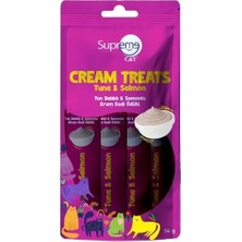 Indispensablely Supreme Cat Ton Balıklı ve Somonlu Sıvı Kedi Ödül Maması 1 Adet 4X14 gr