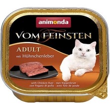 Indispensablely Animonda Tavuk ve Ciğerli Yetişkin Konserve Kedi Maması 1 Adet 100 gr