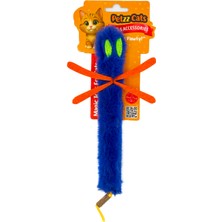 Indispensablely Petzzcats Sinek Matatabi ve Çıngırak Sesli Peluş Kedi Oyuncağı 24X15 cm