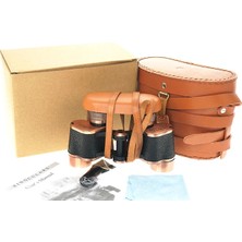 Azrlya Baigish 6X24 Orjinal Deri Çantalı Prinç Kaplama Subay Dürbünü – Su Geçirmez – Artıkıl Özellikli Rus Malı – 1000M/86M - Lisinya