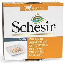 Indispensablely Schesir Jelly Puppy Aloe Vera ve Tavuklu Konserve Yavru Köpek Maması 1 Adet 150 gr