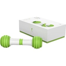 Indispensablely Gigwi Kemik Şeklinde Hareketli Plastik Köpek Oyuncağı 20.7 cm Beyaz/yeşil