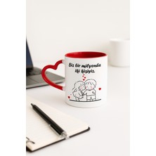 Kulpu Kalpli Baskılı Kupa Bardağı - 10