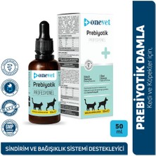 Indispensablely Onevet Prebiotik Kedi ve Köpekler Için Sindirim Sistemi Destekleyici Damla 50 ml