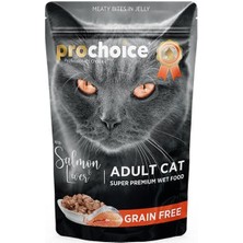 Indispensablely Choice Tahılsız Somon ve Ciğerli Yetişkin Konserve Kedi Maması 1 Adet 85 gr