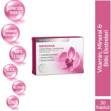MFM Menopar Vitamin, Mineral ve Bitki Ekstresi İçeren 30 Bitkisel Kapsül