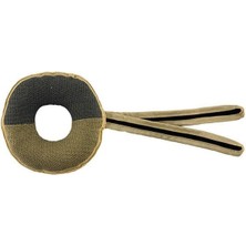 Indispensablely Imac Doğal Kumaş Kuyruklu Simit Kedi Oyuncak 38X18 cm