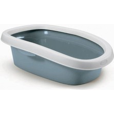 Indispensablely Stefanplast Sprint 10 Açık Kedi Tuvaleti Beyaz/mavi 31X43X14 cm