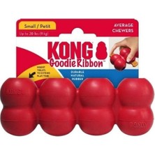 Indispensablely Kong Goodie Ribbon Çoklu Top Şeklinde Köpek Oyuncağı Large Kırmızı