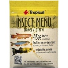 Indispensablely Tropical Insect Menu Larva Proteinli Pul Balık Yemi 12 gr