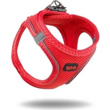 Indispensablely Tailpetz Air Mesh Harness Köpek Göğüs Tasması Xxxsmall Neon Kırmızı 20-24X24-28 cm
