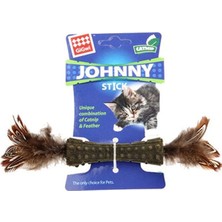 Indispensablely Gigwi Johnny Stick Doğal Çift Taraflı Tüylü Kedi Oyuncağı