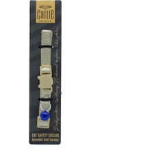 Indispensablely Cattie Güvenlik Tokalı Kedi Boyun Tasması Haki 1X15-25 cm