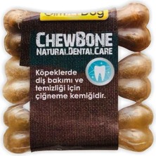 Indispensablely Gimdog Mordimi Ağız ve Diş Sağlığı Için Naturel Köpek Çiğneme Kemiği 3 Adet 60 gr