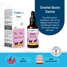 Indispensablely Onevet Biotin Kedi ve Köpekler Için Tüy Dökülmesini Önleyici Damla 50 ml