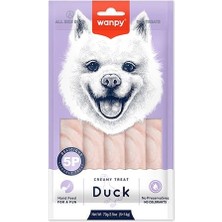 Indispensablely Wanpy Krema Ördekli Sıvı Köpek Ödülü 1 Adet 5X14 gr