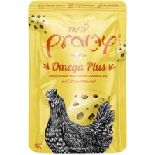 Indispensablely Pramy Jöle Içinde Tavuklu ve Peynirli Pouch Yetişkin Konserve Kedi Maması 1 Adet 70 gr