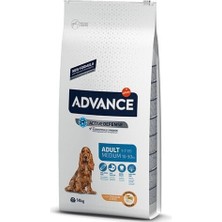 Indispensablely Advance Adult Medium Tavuklu Orta Irk Yetişkin Köpek Maması 14 kg