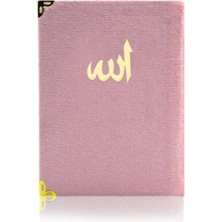 Marsilyan Kadife Yasin Çanta Boy Toz Pembe