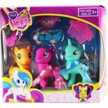 Azrlya L-A18-7 - Pony 3 Lü Figür Set (Lisinya)