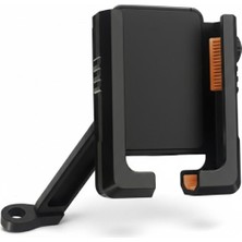 Argesco Mühendislik Motosiklet Gidon Telefon TUTUCU–360° Döner, Kaymaz Sabitleme Sistemli, Sarsıntı Önleyici Telefon Tutucu Aparat