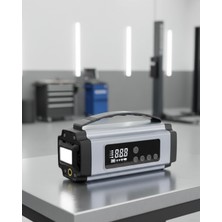 Azrlya Araçlar Için Taşınabilir Akü Takviye Hava Kompresörü ve Acil Güç Kaynağı - Lisinya