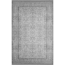 Kilim Home Mars 2194 Gri Antrasit Etnik Vintage Desenli Dokuma Taban Halı