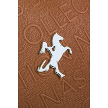 Nas Bag Kadın Bel ve Body Bag - Taba Gofraj