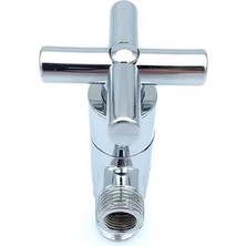 Azrlya Dayanıklı 4 Kollu Taharet Musluğu Tuvalet Klozet Krom Musluk ( Lisinya )