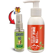 Deep Fire Body Massage Gel - Deepfire Vücut Masaj Jeli 100 ml + Çörek Otu Yağı 30 ml