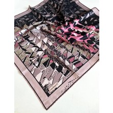 Cacharel Tivil Ipek Eşarp Ist 8347313 - 991 Pudra Geometrik Desen