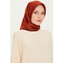 Armine Tivil Ipek Eşarp Ist 9230 - 83 Kiremit Karışık Desen